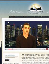 Web Design and Development for Chris Palmer Ministries